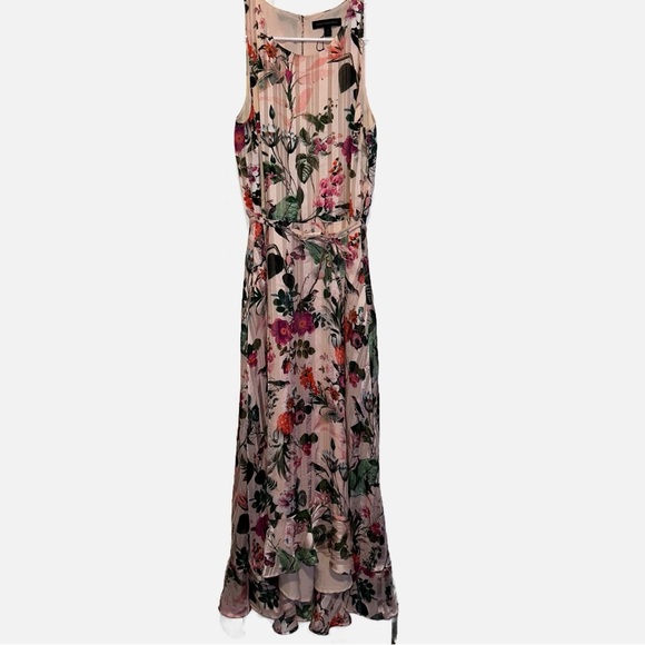 Banana Republic Botanical Print Fit-and-Flare Maxi Dress - Picture 2 of 11